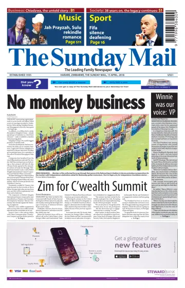 The Sunday Mail (Zimbabwe) - 15 Apr 2018