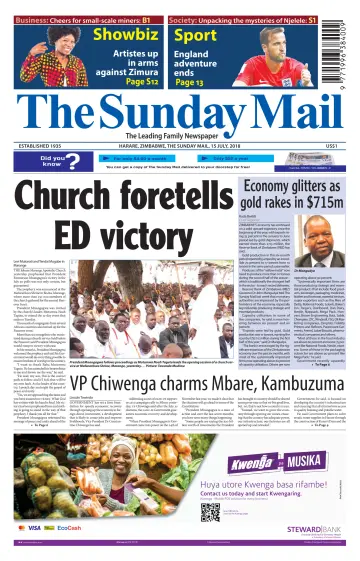 The Sunday Mail (Zimbabwe) - 15 Jul 2018