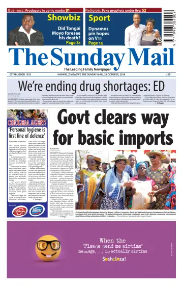 The Sunday Mail (Zimbabwe) - 28 Oct 2018