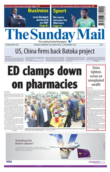 The Sunday Mail (Zimbabwe) - 25 Nov 2018