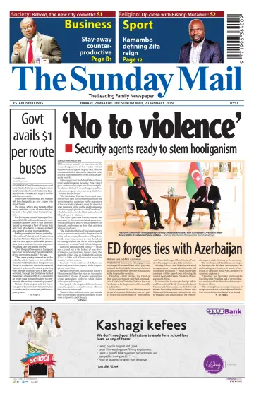 The Sunday Mail (Zimbabwe) - 20 Jan 2019