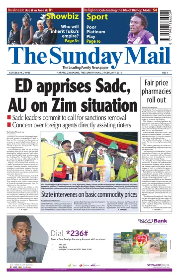The Sunday Mail (Zimbabwe) - 3 Feb 2019
