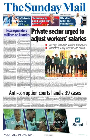 The Sunday Mail (Zimbabwe) - 4 Aug 2019