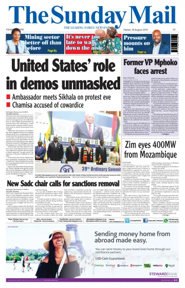 The Sunday Mail (Zimbabwe) - 18 Aug 2019