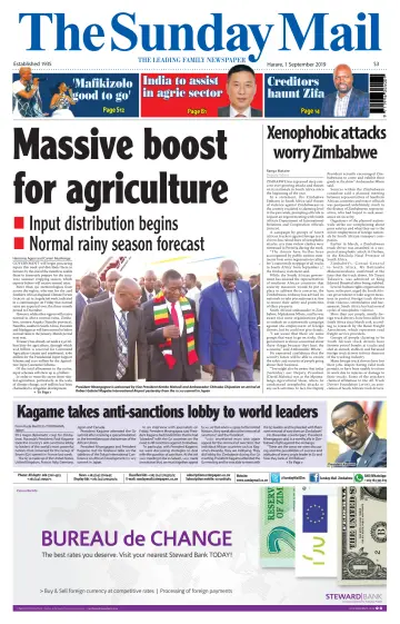 The Sunday Mail (Zimbabwe) - 1 Sep 2019