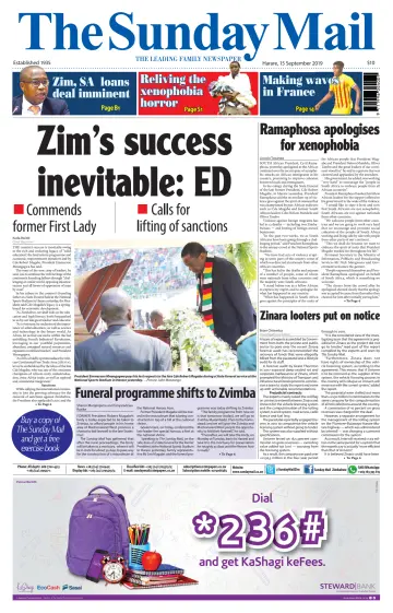 The Sunday Mail (Zimbabwe) - 15 Sep 2019