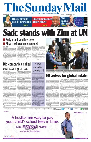 The Sunday Mail (Zimbabwe) - 22 Sep 2019