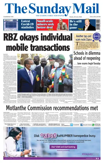 The Sunday Mail (Zimbabwe) - 28 Jun 2020