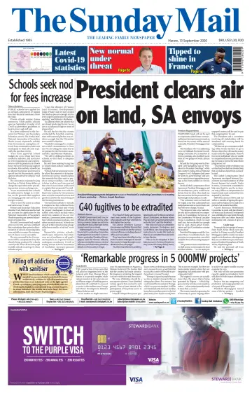 The Sunday Mail (Zimbabwe) - 13 Sep 2020