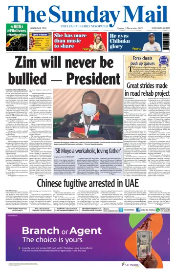 The Sunday Mail (Zimbabwe) - 5 Dec 2021