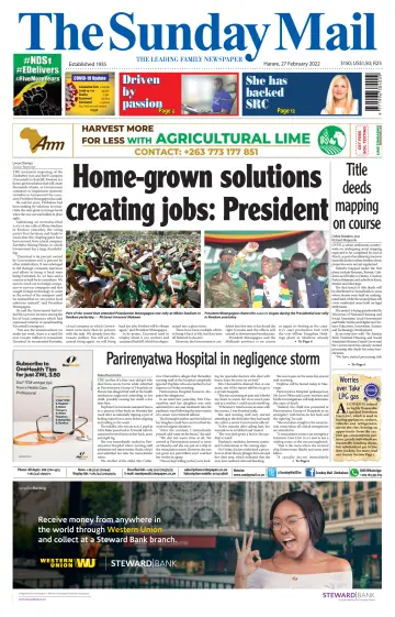 The Sunday Mail (Zimbabwe) - 27 Feb 2022