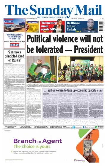 The Sunday Mail (Zimbabwe) - 26 Jun 2022