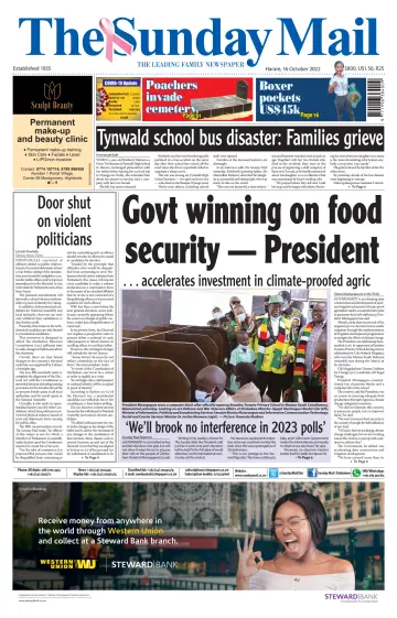The Sunday Mail (Zimbabwe) - 16 Oct 2022