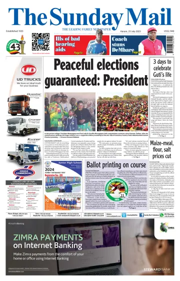 The Sunday Mail (Zimbabwe) - 23 Jul 2023