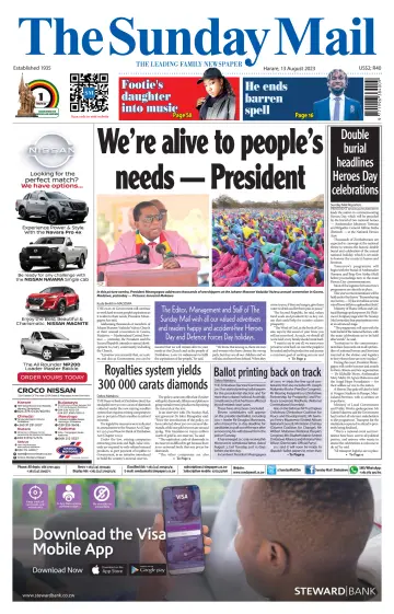 The Sunday Mail (Zimbabwe) - 13 Aug 2023