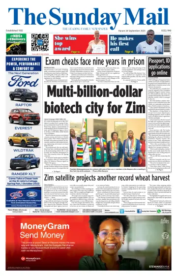 The Sunday Mail (Zimbabwe) - 24 Sep 2023