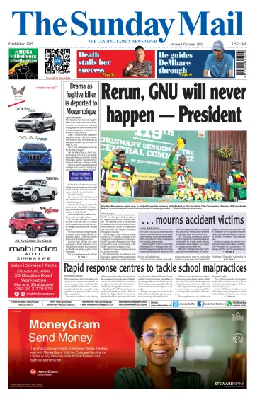 The Sunday Mail (Zimbabwe) - 1 Oct 2023