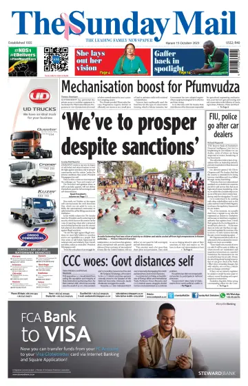 The Sunday Mail (Zimbabwe) - 15 Oct 2023