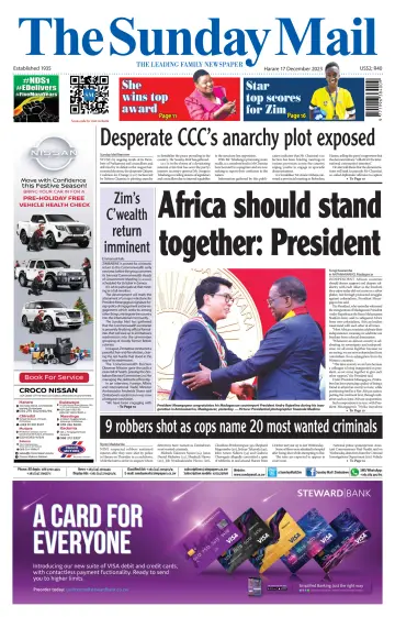 The Sunday Mail (Zimbabwe) - 17 Rhag 2023