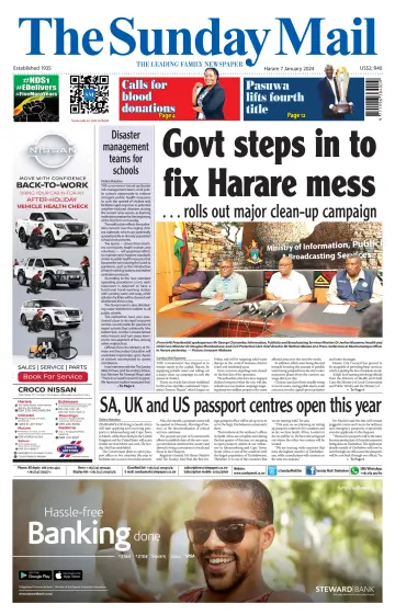 The Sunday Mail (Zimbabwe) - 07 1月 2024