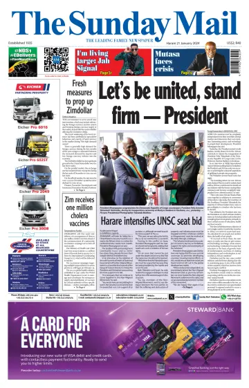 The Sunday Mail (Zimbabwe) - 21 一月 2024