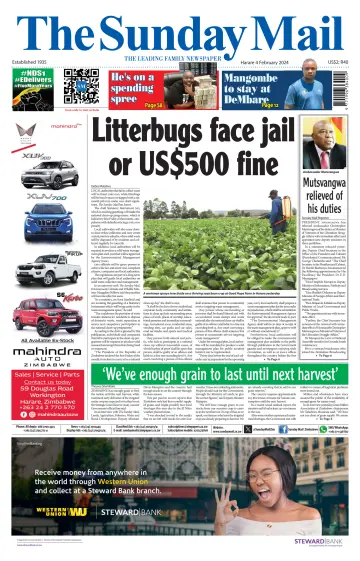 The Sunday Mail (Zimbabwe) - 04 2月 2024