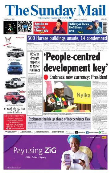 The Sunday Mail (Zimbabwe) - 14 апр. 2024