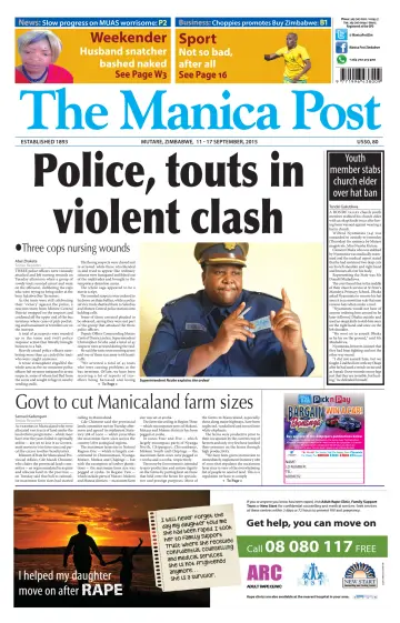 The Manica Post - 10 Sep 2015
