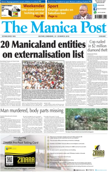 The Manica Post - 23 mar 2018