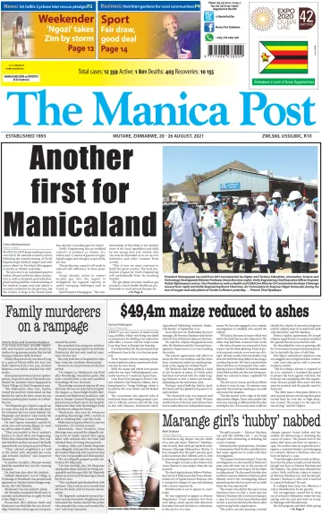 The Manica Post - 20 Aug 2021