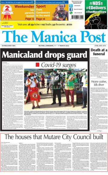 The Manica Post - 11 三月 2022