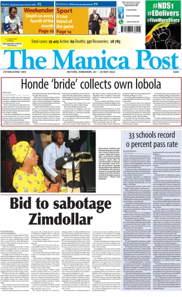 The Manica Post - 20 May 2022