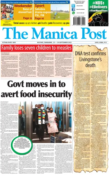 The Manica Post - 23 Sep 2022