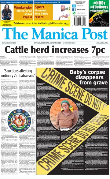 The Manica Post - 30 Sep 2022