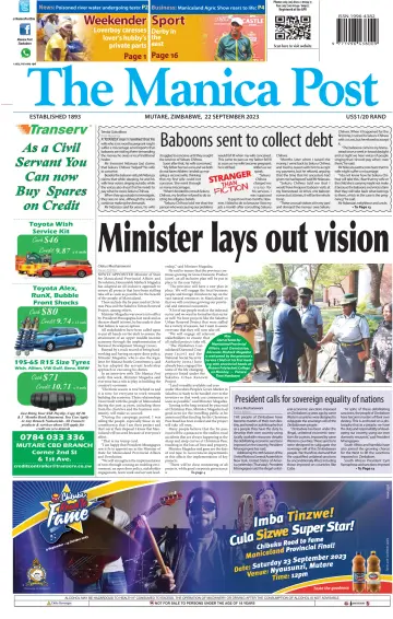 The Manica Post - 22 Sep 2023