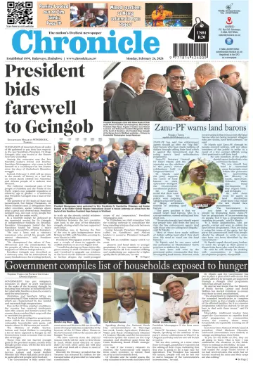 Chronicle (Zimbabwe) - 26 Feb 2024