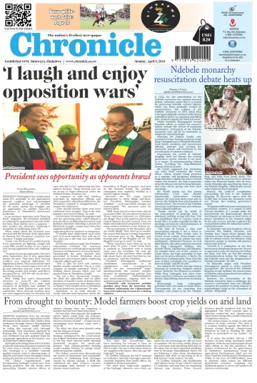 Chronicle (Zimbabwe) - 08 四月 2024