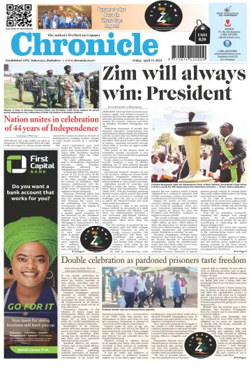Chronicle (Zimbabwe) - 19 4月 2024