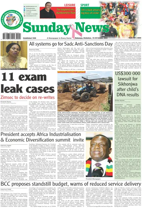 Sunday News (Zimbabwe) Subscriptions - PressReader
