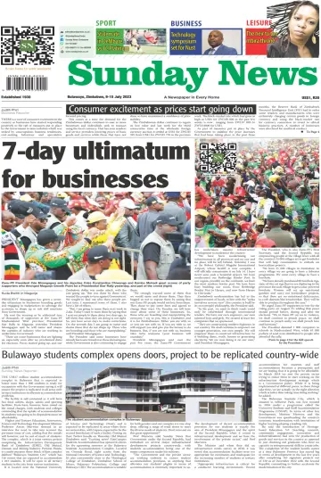 Sunday News (Zimbabwe) - 9 Jul 2023