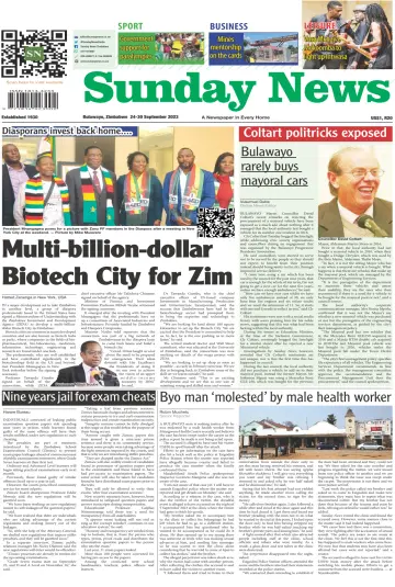 Sunday News (Zimbabwe) - 24 Sep 2023