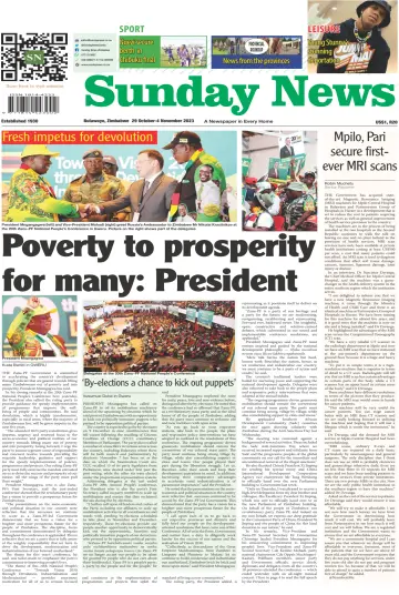 Sunday News (Zimbabwe) - 29 Oct 2023