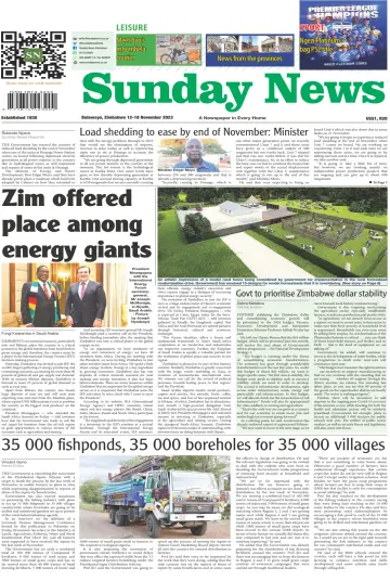Sunday News (Zimbabwe) - 12 nov. 2023