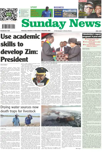 Sunday News (Zimbabwe) - 26 Kas 2023