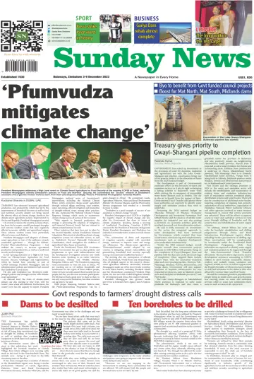 Sunday News (Zimbabwe) - 03 十二月 2023