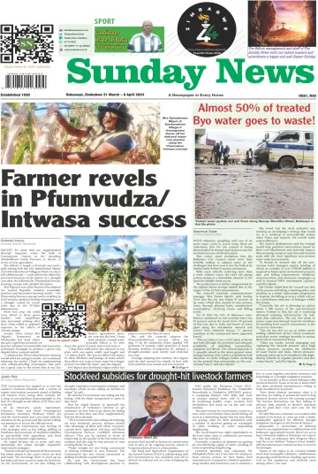 Sunday News (Zimbabwe) - 31 mars 2024