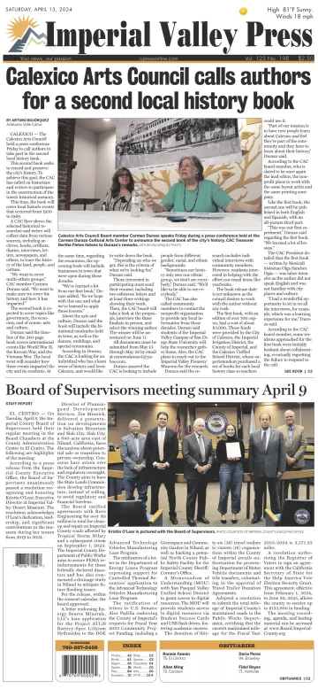 Imperial Valley Press - 13 Apr. 2024