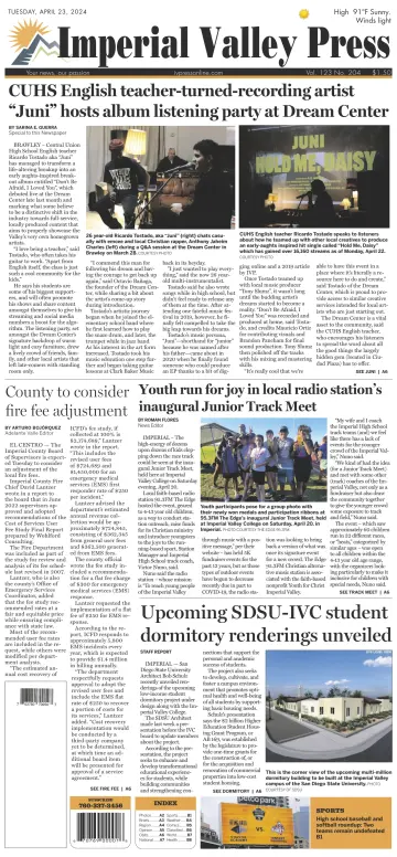 Imperial Valley Press - 23 4월 2024
