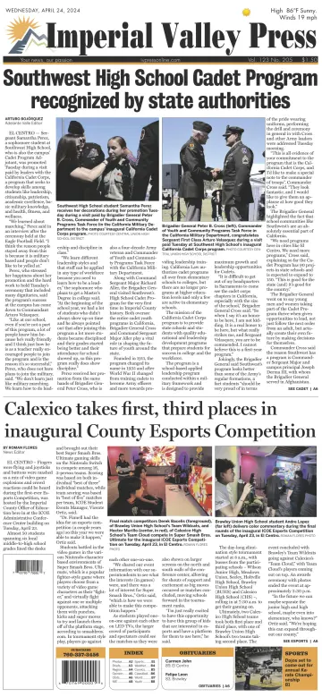 Imperial Valley Press - 24 Apr. 2024