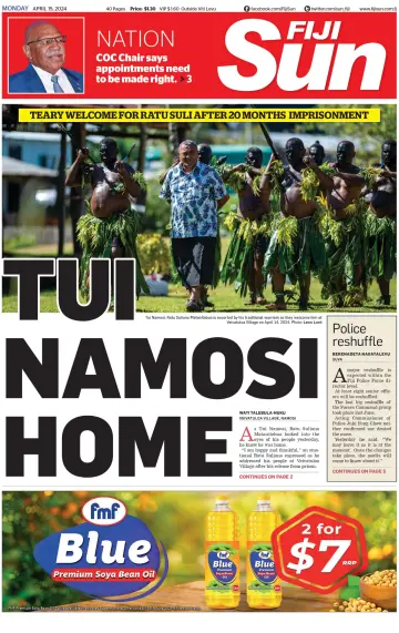Fiji Sun - 15 4月 2024